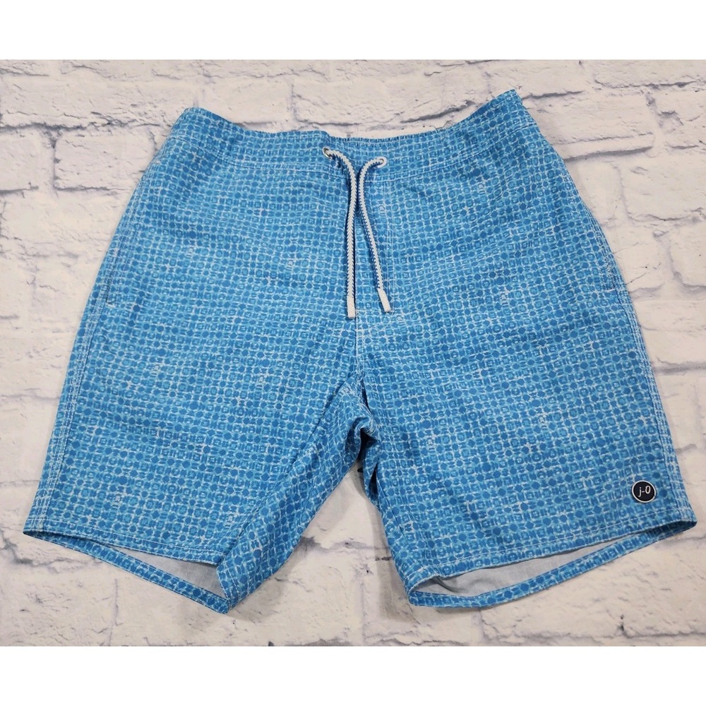 Johnnie O MENS SIZE S Mallon Swim Surf Shorts Fully Lined Laguna Blue - Picture 1 of 13